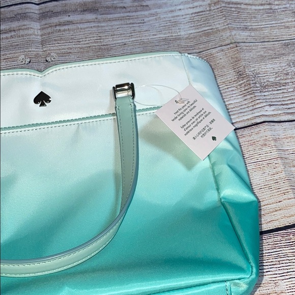 NWT Kate Spade Jae Degrade Fiji Green Satchel - Picture 3 of 7
